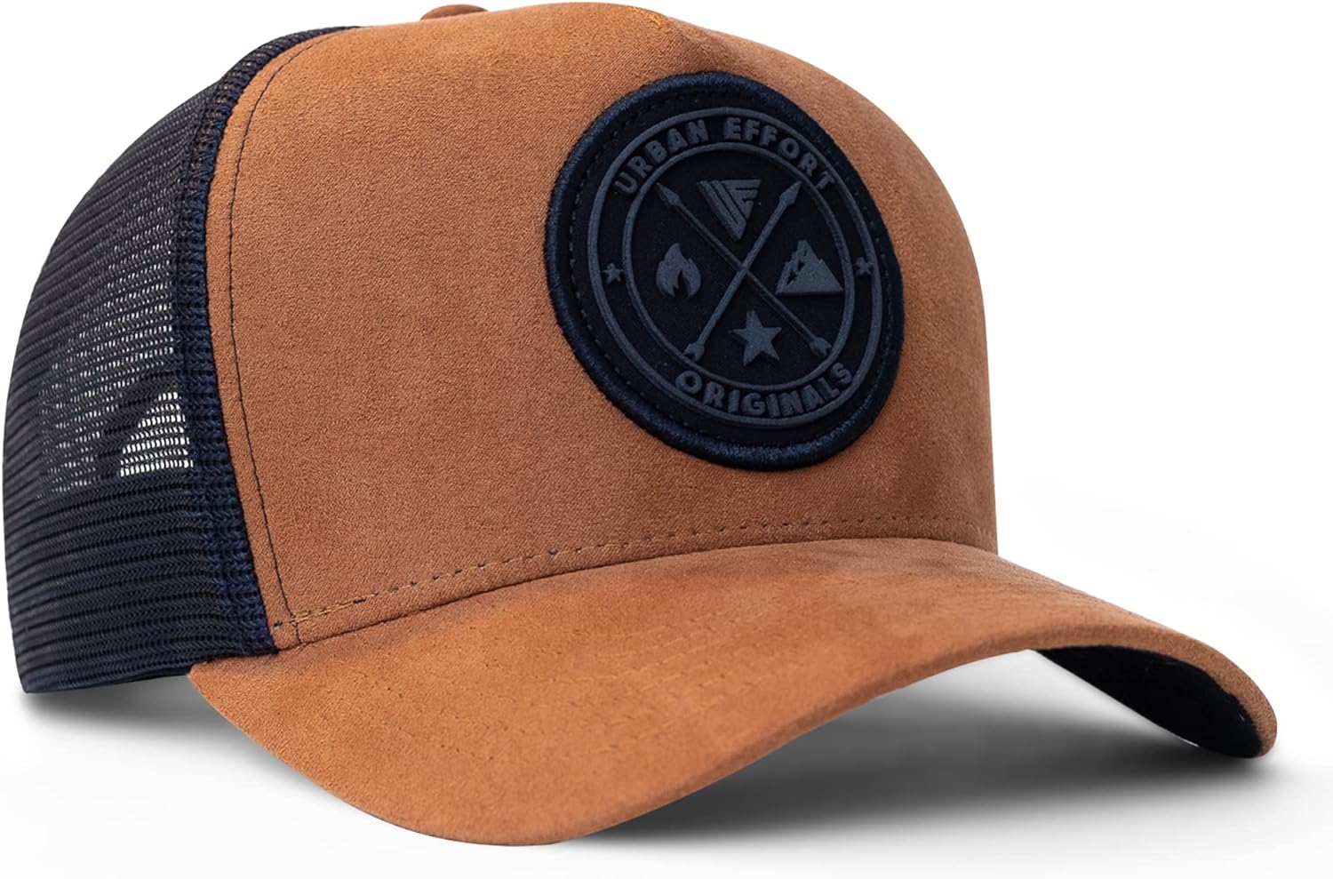 Urban Effort Mesh Back Cap - for Men and Women Baseball Hat 5-Panel Trucker Hat - Great Snapback Closure for Hunting & Hiking - Image 1